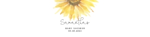 Sunflower water bottle label: Sunflower water bottle label