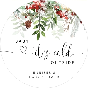 Evergreen round tag design preview