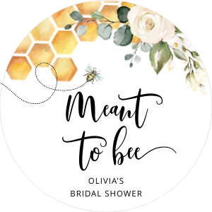Meant to bee sticker design preview
