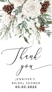 Evergreen thank you tag design preview