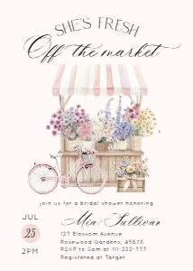 Fresh Off the market Bridal Shower Bundle templates design preview