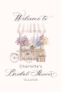 Off The Market Welcome sign design preview
