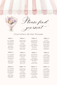 Off The market Seating Chart design preview