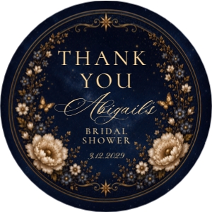 Fantasy New Chapter Acotar Bridal Shower Favor tag template design preview