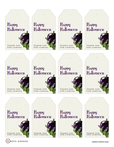 Witch Tags, Halloween Gift Tags, Wicked Witch Tags, Editable Favor Tags, Halloween Printables, Halloween Tags, Hang Tags, Corjl Download design preview