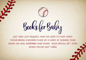 BaseballBooksCard: Vintage Baseball Baby Shower Bundle | Invitation | Thank You Card | Enclosure Card | Diaper Raffle Card | Baby Shower Boy | Sports Shower