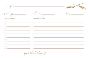 Country Bridal Shower Invitation Set, Printable Invitations, Editable Files, Recipe Card, Instant download, Corjl Template, Rustic Shower design preview