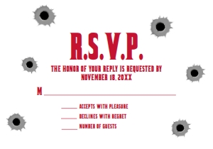 Black and Red rsvp card, Mobster RSVP Card, RSVP Card Template, RSVP Card, Instant Download, Corjl Template, Enclosure Card, Response Card design preview