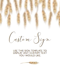 Country Bridal Shower Custom Sign, Printable Custom Signs, Bridal Shower Sign, Editable Welcome Sign, Instant download, Corjl Template design preview