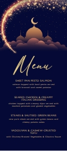 Arabian Night Dinner Menu, Custom Arabian Meal Menu, Food Menu, Arabian Nights Themed Menu, Instant Download, Printable Menu, Corjl Template design preview