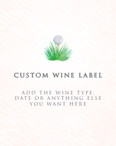 Golf Themed Wine Labels, Printable Wine Label, Custom Wine Labels, Corjl Template, Wine Label, Golf Champagne Label, Wine Tasting Labels design preview