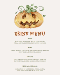 CutePumpkinHalloweenDrink16x20: Little Pumpkin Drink Sign, Halloween Party Sign, Pumpkin Themed Signs, Halloween Party Sign, Halloween Decor, Halloween Sign, Printable Sign