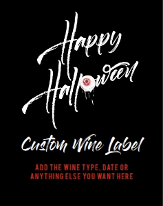 HalloweenEyeballWine3.75x4.75: Halloween Wine Label, Bloody Eyeball  Halloween Wine Labels, Halloween Drink Labels, Custom Wine Label, Halloween Wine Label, Corjl Template