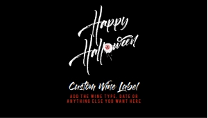 HalloweenEyeballWine3.5x2: Halloween Wine Label, Bloody Eyeball  Halloween Wine Labels, Halloween Drink Labels, Custom Wine Label, Halloween Wine Label, Corjl Template