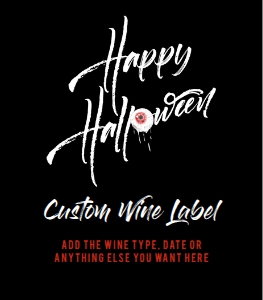 HalloweenEyeballWine3.5x4: Halloween Wine Label, Bloody Eyeball  Halloween Wine Labels, Halloween Drink Labels, Custom Wine Label, Halloween Wine Label, Corjl Template