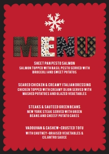 Oh What FunMenu5x7: Printable Christmas Invitation Set, Christmas Invitation Bundle, Holiday Party Kit, Editable Invite Kit, Printable Holiday Party Invite Kit