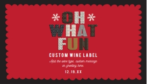 Oh What FunWine3.5x2: Printable Christmas Invitation Set, Christmas Invitation Bundle, Holiday Party Kit, Editable Invite Kit, Printable Holiday Party Invite Kit