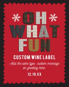 Oh What FunWine3.75x4.75: Printable Christmas Invitation Set, Christmas Invitation Bundle, Holiday Party Kit, Editable Invite Kit, Printable Holiday Party Invite Kit