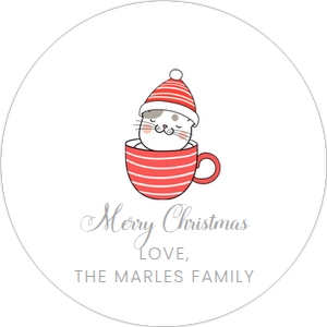 ChristmasCatsRoundTag: Cat Christmas Invitation Set, Christmas Cats Invitation Bundle, Holiday Cats Party Kit, Editable Invite Kit, Printable Holiday Invite Kit