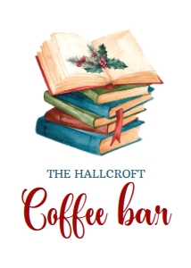 ChristmasBookClubCoffeeBar5x7: Holiday Coffee Bar Sign, Printable Coffee Bar Signs, Printable Coffee Sign, Book Club Signs, Coffee Bar Sign, Instant Download, Coffee Signs