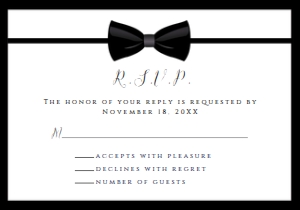 BlackTieTuxRSVP: Editable Black Tie Invitation Set, Black and White Invitation Kit, Tux Themed Invitation Kit, Formal Event Invitation Bundle, Corjl Template
