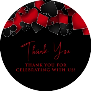 RedCasinoRoundTags2: Casino Night Invitation Set, Casino Invitation, Las Vegas Party Bundle, Editable Invitation Bundle, Casino Party Decor, Poker Night Invites