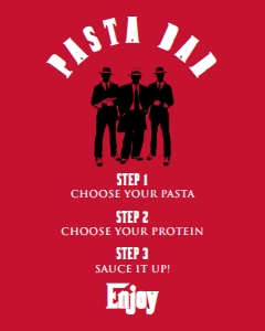 RedMobsterFoodSign8x10: Mob Themed Food Signs, Food Label, Mobster Food Signs, Food Table Sign, Italian Birthday, Corjl Template, Instant Download, Printable Labels
