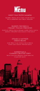 Mobster Themed Dinner Menu, Custom Menu, Food Menu, Elegant Menu, Mob Themed Dinner Menu, Instant Download, Printable Menu, Corjl Template design preview