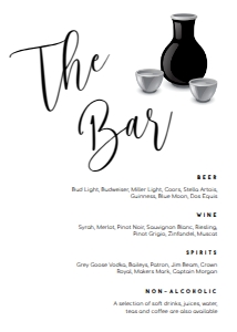 SushiDrinkMenu5x7: DIY Template Sushi Theme Party Invitations Printable Bundle Customizable Sushi Theme Party Unique Dinner Party Invite Edit online with Corjl