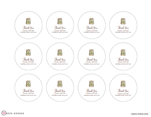 Garden Round Gift Tags, Editable Gift Labels, Printable Favor Tags, Gift Tags, Corjl Template, Garden Themed Favor Tags, Editable Favor Tags design preview