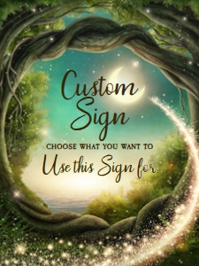 Enchanted Forest Custom Sign, Enchanted Evening Signs, Printable Party Sign, Instant Download, Corjl Template, Enchanted Themed Party signs design preview
