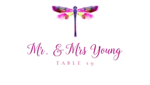 PinkDragonFlyEscortCards: Dragonfly Bridal Shower Invite Bundle, Printable Invitation Kit, Editable Invitation Set, Corjl Template Invitation, Dragonfly Invitations