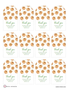 PumpkinPatternFavorTags: Editable Pumpkin Invitation Set, Harvest Festival Invitation Kit, Halloween Invitation Kit, Fall Festival Invitation Bundle, Corjl Template