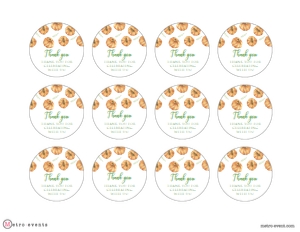 PumpkinHalloweenRoundTags: Editable Pumpkin Invitation Set, Harvest Festival Invitation Kit, Halloween Invitation Kit, Fall Festival Invitation Bundle, Corjl Template