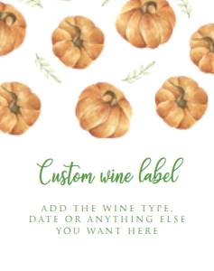 PumpkinHalloweenWine3.75x4.75: Editable Pumpkin Invitation Set, Harvest Festival Invitation Kit, Halloween Invitation Kit, Fall Festival Invitation Bundle, Corjl Template