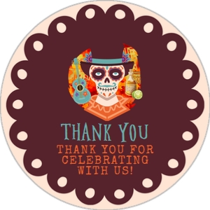 DayofTheDeadRoundtag2: Día de los Muertos Invitation Bundle, Editable Day of the Dead Invitation Set, Halloween Invitation Kit, Invitation Bundle, Corjl Template