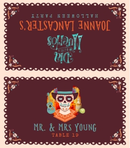 DayofthedeadEscort2: Día de los Muertos Invitation Bundle, Editable Day of the Dead Invitation Set, Halloween Invitation Kit, Invitation Bundle, Corjl Template