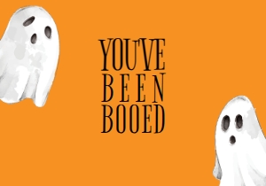 HalloweenboobashorangecardBooed: You've Been Booed Kit, You've Been Booed Printable, Halloween Boo Cards, Halloween Boo Kit, We've Been Booed, Booed Sign, Instant Download