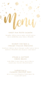 JingleMingleDinnerMEnu4x9: Jingle and Mingle Menu, Christmas Menu, Dinner Menu, Holiday Party Menu, Editable Dinner Menu, Instant Download, Printable Corjl Template