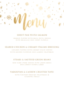 JingleMingleDinnerMEnu5x7: Jingle and Mingle Menu, Christmas Menu, Dinner Menu, Holiday Party Menu, Editable Dinner Menu, Instant Download, Printable Corjl Template