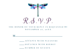 BlueDragonflyRSVP: Editable Invitation Set, Printable Invitation Kit, Dragonfly Bridal Shower Invite Bundle, Corjl Template Invitation, Dragonfly Invitation
