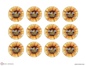 Editable Sunflower Gift Label, Summer Sunflower Favor Tag, Sunflower Gift Tags, Printable Favor Tag, Corjl Gift Tag Template, Thank You Tags design preview