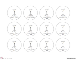 Black and White Martini Design: The Perfect Addition to Your Cocktail Themed Bachelorette Party, Corjl Template, Black and White Gift Tags design preview