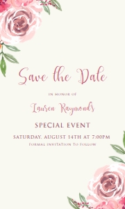 Garden Floral Bridal Shower Invitation Bundle - Rustic Wedding Theme  Perfect for Spring and Summer Weddings design preview