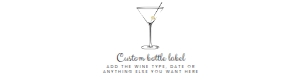 Chic and Stylish Martini Bachelorette Party Water Bottle Label Corjl Template, Beverage Wrapper, Minimalist Water Label DIY Instant Download design preview