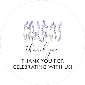 CountryLavenderRound22: Boho Wildflower Lavender Printable Gift Tags, Lavender Gift Tags, Corjl Template, Purple Flower Favor Tags Country Bridal Shower