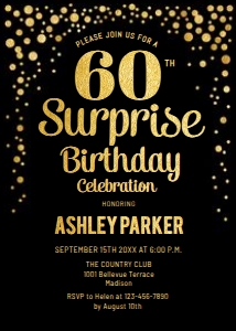 60th Surprise Birthday Party: 747392536