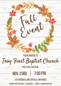 Fall Festival design preview