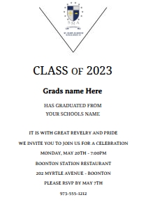 Grad Gown inside design preview