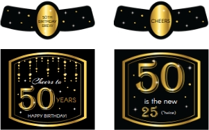 Adults - Beer Labels - 50th Birthday - Classic design preview
